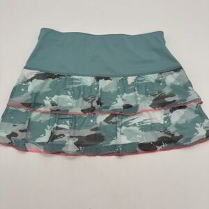 Lucky In Love Skort Girls M 10-12 Hide N Seek Mesh Skirt Blue Camo New With Tags